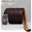 BULLIANT Gürtel Herren, Gürtel Ratsche Ledergürtel Automatikschließe für Herren Anzug Business Kleidung,Breit 35mm,Größe Angepasst(Kaffee Braun-125cm/36-42" taille verstellbar)