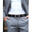 CHAOREN Ledergürtel Herren – Automatik Gürtel Herren ohne Löcher für Anzug und Freizeit (Breit 35mm)