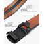 BOSTANTEN Gürtel Herren, Ledergürtel für Herren mit Ratsche Automatikschließe Business Anzug Gürtel Breit 35mm,Größe Angepasst