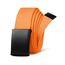 LXMY Gürtel Herren,Herren Gürtel Ohne Löcher,Stufenlos Verstellbar Canvas Stoff Gürtel Herren,Der Outdoor Business Arbeitsgürtel Passt überall Hin(Orange)