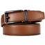 CHAOREN Ledergürtel Herren – Automatik Gürtel Herren ohne Löcher für Anzug und Freizeit (Breit 35mm) (Tan, Taille 100-110cm (Gesamtlänge 125cm))