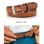 CHAOREN 3cm Ledergürtel Herren, Gürtel Herren Leder für Business und Formelle Anlässe, Anzuggürtel Perfekter zu Männer Businessschuhe