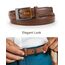 CHAOREN 3cm Ledergürtel Herren, Gürtel Herren Leder für Business und Formelle Anlässe, Anzuggürtel Perfekter zu Männer Businessschuhe