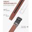 BOSTANTEN Gürtel Herren, Ledergürtel für Herren mit Ratsche Automatikschließe Business Anzug Gürtel Breit 35mm,Größe Angepasst