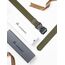 JUKMO Taktischer Gürtel, Militär Wandern 3,8cm Arbeit Gürtel mit Schwere Schnellverschluss Schnalle (Grün, 135cm)