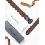 JUKMO Taktischer Gürtel, Militär Wandern 3,8cm Arbeit Gürtel mit Schwere Schnellverschluss Schnalle (Kaffee, 125cm)