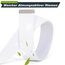 JasGood Unisesx Webgürtel Herren Damen Leinwand Arbeitsgürtel Frei Verstellbarer Flip-Top Webgürtel Silber Militärschnalle für Geschäft Sport Lässig,White,120cm