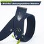 JasGood Unisesx Webgürtel Herren Damen Leinwand Arbeitsgürtel Frei Verstellbarer Flip-Top Webgürtel Schwarze Militärschnalle für Geschäft Sport Lässig,Navy blue,155cm