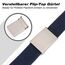 JasGood Unisesx Webgürtel Herren Damen Leinwand Arbeitsgürtel Frei Verstellbarer Flip-Top Webgürtel Silber Militärschnalle für Geschäft Sport Lässig,Navy blue,120cm