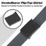 JasGood Unisesx Webgürtel Herren Damen Leinwand Arbeitsgürtel Frei Verstellbarer Flip-Top Webgürtel Silber Militärschnalle für Geschäft Sport Lässig,Grau,155cm