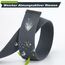 JasGood Unisesx Webgürtel Herren Damen Leinwand Arbeitsgürtel Frei Verstellbarer Flip-Top Webgürtel Schwarze Militärschnalle für Geschäft Sport Lässig,Grau,135cm