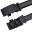 flintronic Herren Gürtel,Hochwertiges Leder material Ratsche Automatik Gürtel für Männer Ledergürtel Breite 3.5cm Länge 140CM-Schwarz (inkl Schlüsselbund & Geschenkbox)