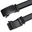 flintronic Herren Gürtel,Hochwertiges Leder material Ratsche Automatik Gürtel für Männer Ledergürtel Breite 3.5cm Länge 133CM-Schwarz (inkl Schlüsselbund & Geschenkbox)