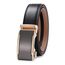 guvoosm Gürtel Herren,Leder Automatik Gürtel Für Herren Business Anzug -3,5cm Breite-2010-110-Black 251