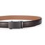 guvoosm Gürtel Herren,Leder Automatik Gürtel Für Herren Business Anzug -3,5cm Breite-2015-140-Dark Brown