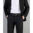 guvoosm Gürtel Herren,Leder Automatik Gürtel Für Herren Business Anzug -3,5cm Breite-88-125-Black 251