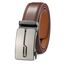 guvoosm Gürtel Herren,Leder Automatik Gürtel Für Herren Business Anzug -3,5cm Breite-10-140-Brown 6033