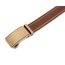 guvoosm Gürtel Herren,Leder Automatik Gürtel Für Herren Business Anzug -3,5cm Breite-2011-140-Cognac Brown