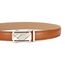 guvoosm Gürtel Herren,Leder Automatik Gürtel Für Herren Business Anzug -3,5cm Breite-005-140-Tan