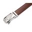 guvoosm Gürtel Herren,Leder Automatik Gürtel Für Herren Business Anzug -3,5cm Breite-005-110-Cognac Brown