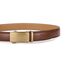 guvoosm Gürtel Herren,Leder Automatik Gürtel Für Herren Business Anzug -3,5cm Breite-2011-125-Cognac Brown