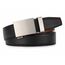 guvoosm Gürtel Herren,Leder Automatik Gürtel Für Herren Business Anzug -3,5cm Breite-400-140-Black 251