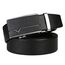 flintronic Herren Gürtel,Hochwertiges Leder material Ratsche Automatik Gürtel für Männer Ledergürtel Breite 3.5cm Länge 127CM-Schwarz (inkl Schlüsselbund & Geschenkbox)