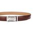 guvoosm Gürtel Herren,Leder Automatik Gürtel Für Herren Business Anzug -3,5cm Breite-005-110-Cognac Brown