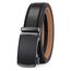 guvoosm Gürtel Herren,Leder Automatik Gürtel Für Herren Business Anzug -3,5cm Breite-11-110-Black 251