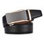 guvoosm Gürtel Herren,Leder Automatik Gürtel Für Herren Business Anzug -3,5cm Breite-2010-110-Black 251