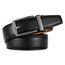 guvoosm Gürtel Herren,Leder Automatik Gürtel Für Herren Business Anzug -3,5cm Breite-27-140-Black 251