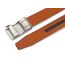 guvoosm Gürtel Herren,Leder Automatik Gürtel Für Herren Business Anzug -3,5cm Breite-400-140-Black 251