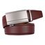guvoosm Gürtel Herren,Leder Automatik Gürtel Für Herren Business Anzug -3,5cm Breite-800-110-Brown 6033