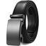 CHAOREN Herren Gürtel Ohne Schnalle, Automatik Gürtel für Männer Ledergürtel 35mm
