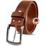 FOMAX Herren Ledergürtel aus Echtleder, Gürtel MADE IN GERMANY Handgemacht, Leder Vollledergürtel für Männer Jeans Anzug Business Elegant Casual, 38mm Breit Länge kürzbar, Braun