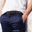 CHAOREN Elastischer Gürtel Herren, Stretch Gürtel Stoff ohne Löcher 35mm, Flechtgürtel für Golfhosen Lässige Shorts Jeans