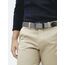 CHAOREN Elastischer Gürtel Herren, Stretch Gürtel Stoff ohne Löcher 35mm, Flechtgürtel für Golfhosen Lässige Shorts Jeans
