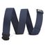 WHIPPY Elastischer Gürtel Herren Verstellbarer Outdoor Stretchgürtel Unisex Arbeitsgürtel für Damen Herren Stoffgürtel mit Kunststoffschnalle,Navy blau 110cm