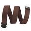 WHIPPY Elastischer Gürtel Herren Verstellbarer Outdoor Stretchgürtel Unisex Arbeitsgürtel für Damen Herren Stoffgürtel mit Kunststoffschnalle，Kaffee 140cm