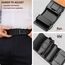 KEMISANT Gürtel Herren, Ledergürtel Ratsche Automatikschließe für Herren Business Anzug,Breit 35mm,Größe Angepasst(Schwarz-160cm/48-56" taille verstellbar)