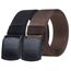 TENINE 2 Stück Taktischer Gürtel, Unisex Gürtel für Damen & Herren 3.8cm Breite Nylon Canvas Stoffgürtel Militär Web Arbeitsgürtel Verstellbarer 135cm mit Schnellverschluss YKK Schnalle