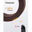 JUKMO Ratsche Gürtel Herren, Nylon Web Automatik Taktischer Arbeit Gürtel (Kaffee, Für Taille 106cm-135cm (Länge 150cm))