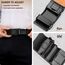 KEMISANT Gürtel Herren, Ledergürtel Ratsche Automatikschließe für Herren Business Anzug, 35mm Breit Gürtel,Größe Angepasst(Schwarz-105cm/28-34" taille verstellbar)