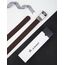 JUKMO Ratsche Gürtel Herren, Nylon Web Automatik Taktischer Arbeit Gürtel (Kaffee, Für Taille 60cm-105cm (Länge 120cm))