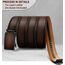 KEMISANT Gürtel Herren Gürtel Rachet Ledergürtel Verstellbar Golfgürtel Dress Gürtel Casual Jeansgürtel 35mm-Breite für Perfekte Passform(Dunkelbraun,140cm/42-48" taille verstellbar)
