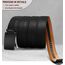 KEMISANT Gürtel Herren Gürtel Rachet Ledergürtel Verstellbar Golfgürtel Dress Gürtel Casual Jeansgürtel 35mm-Breite für Perfekte Passform(Schwarz,105cm/28-34" taille verstellbar)