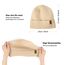 Wmcaps Beanie Mütze, Herren Winter Warme Unisex Wintermütze Strickmütze Dehnbare Weiche Wollmütze mit Bündchen und Dickem Warmem Futter Geschenke für Freundin männer Frauen (Beige）