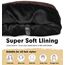 Wmcaps Beanie Mütze, Herren Winter Warme Unisex Wintermütze Strickmütze Dehnbare Weiche Wollmütze mit Bündchen und Dickem Warmem Futter Geschenke für Freundin männer Frauen, Schwarz/Orange