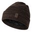 Wmcaps Beanie Mütze, Herren Winter Warme Unisex Wintermütze Strickmütze Dehnbare Weiche Wollmütze mit Bündchen und Dickem Warmem Futter Geschenke für Freundin männer Frauen, Braun/Schwarz