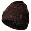 Wmcaps Beanie Mütze, Herren Winter Warme Unisex Wintermütze Strickmütze Dehnbare Weiche Wollmütze mit Bündchen und Dickem Warmem Futter Geschenke für Freundin männer Frauen, Schwarz/Orange